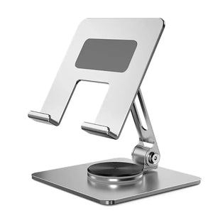 Universal 360° Phone Stand – Aluminum Alloy Desktop Holder with Charging Access & Anti-Slip Base