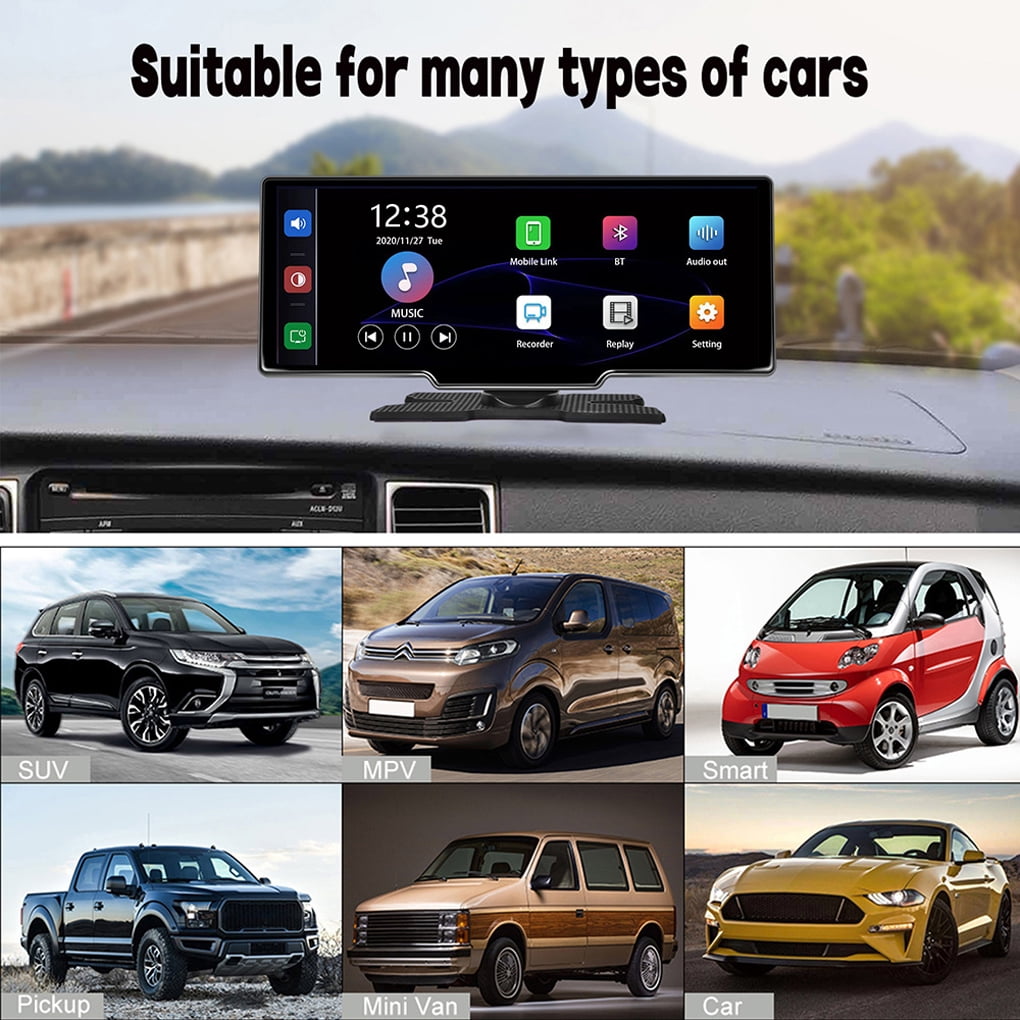 CarVision Pro – Smart Car Display with Apple CarPlay, Android Auto & Dash Camera