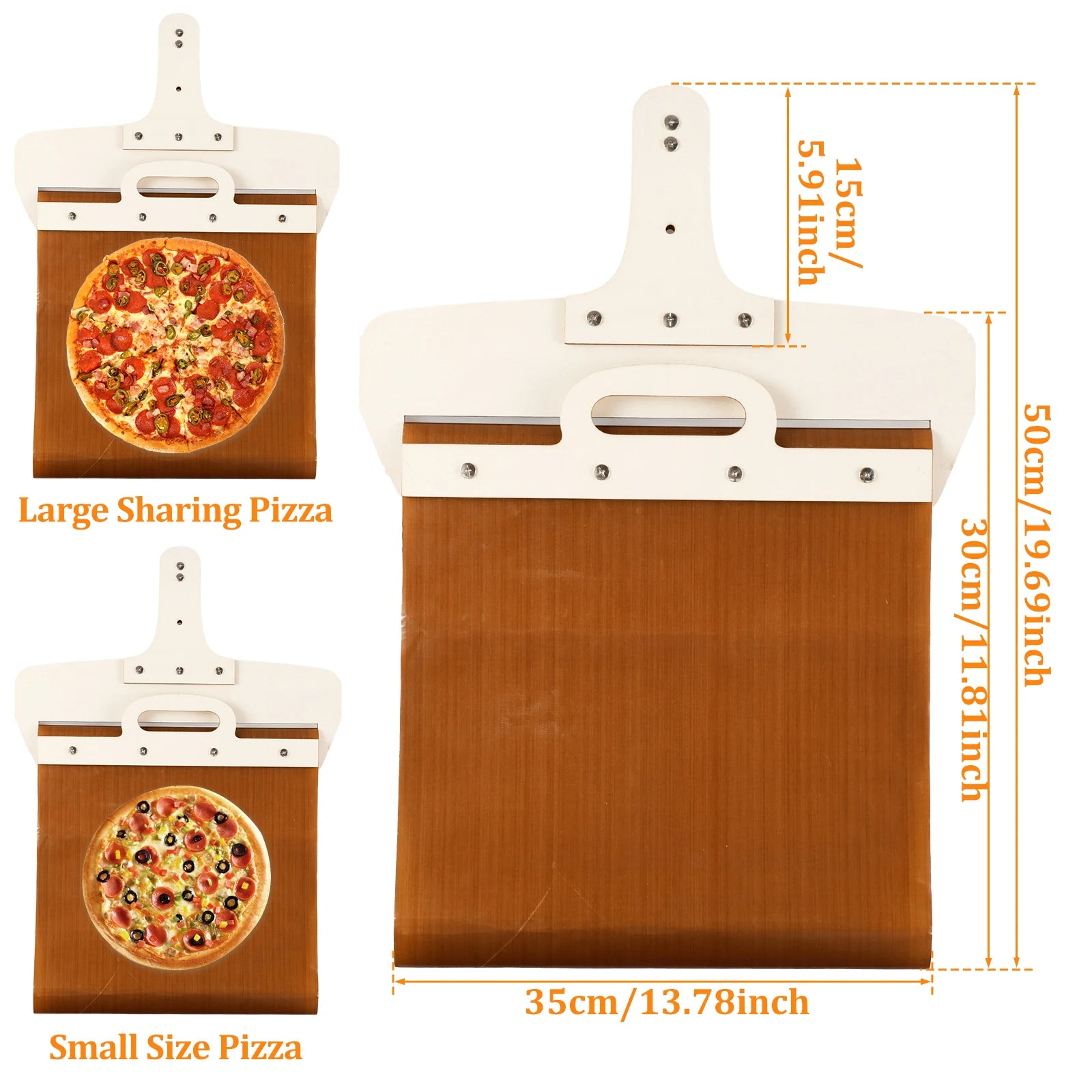 Sliding Pizza Peel – Easily Transfer & Serve Your Pizza