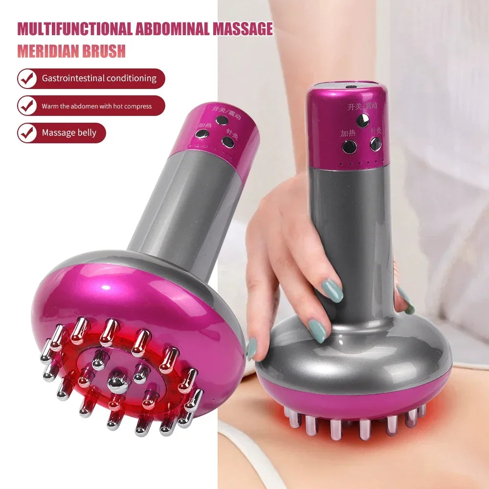 Microcurrent Therapy Massager: EMS, Heat, Guasha, Detox & Slimming