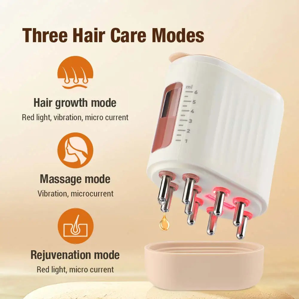 Scalp Massager - Electric Hair Growth & Treatment Oil Applicator Brush