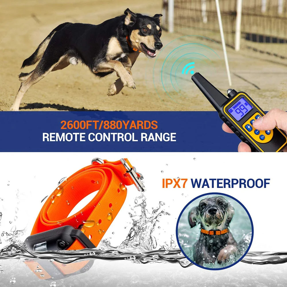 800M Rechargeable Electric Dog Training Collar