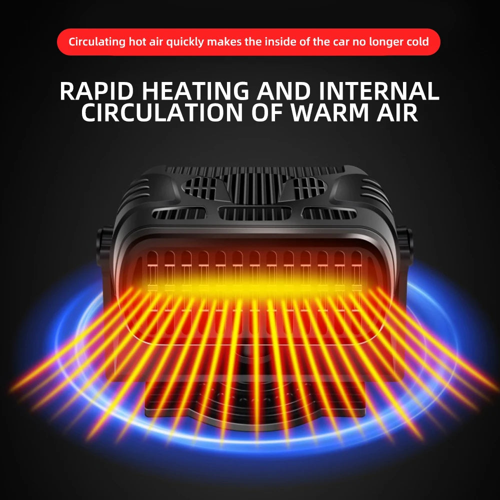 Car Heater – Defrost, Heat & Cool with Powerful 12V Efficiency