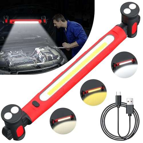Rechargeable LED Work Light with Magnetic Base