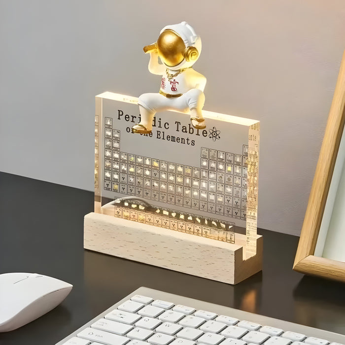 3D Acrylic Periodic Table with Real Elements and LED Lighting – Educational Science Display