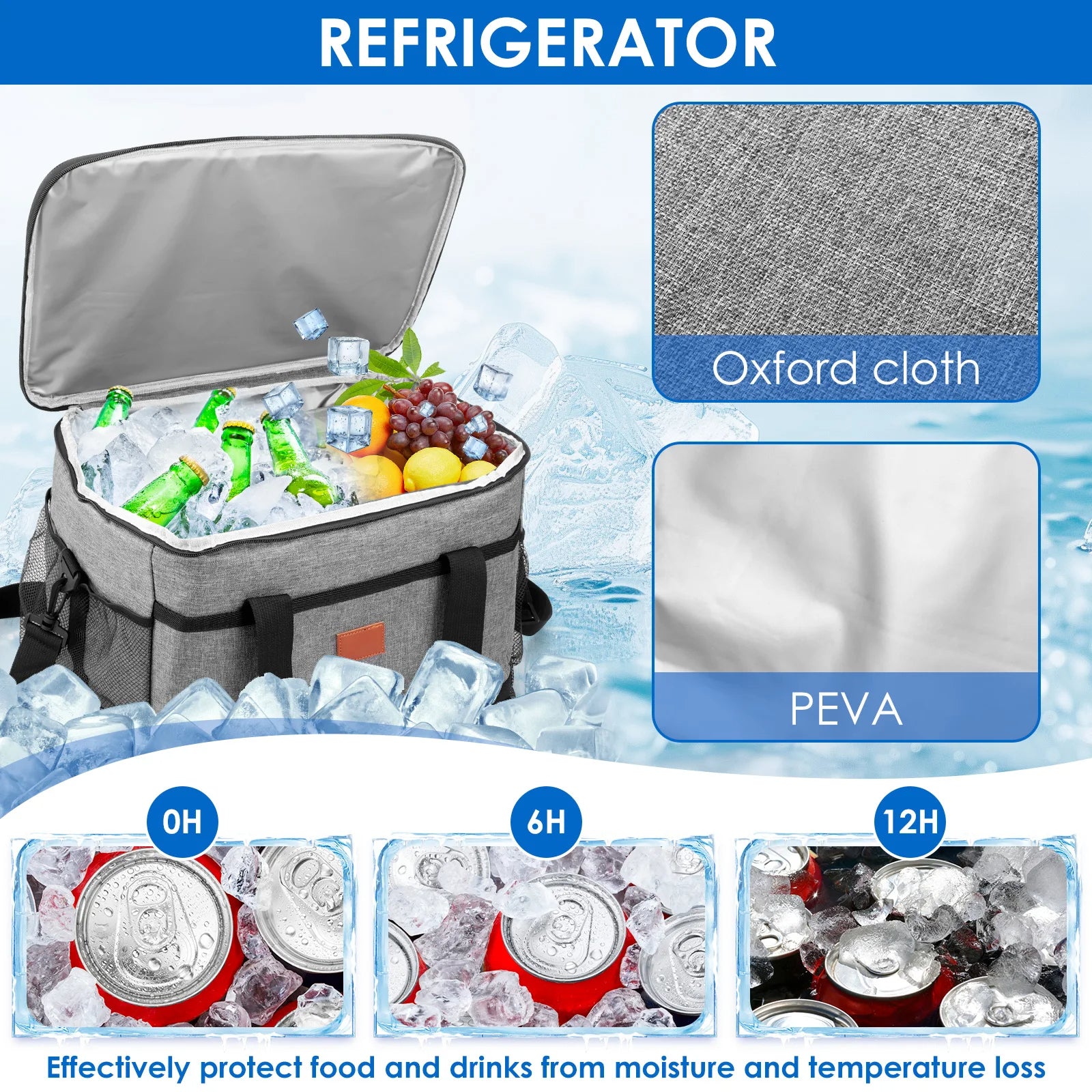 Cooler Bag 35L - Cool Waterproof Insulated Bag Perfect for Outdoor Activities