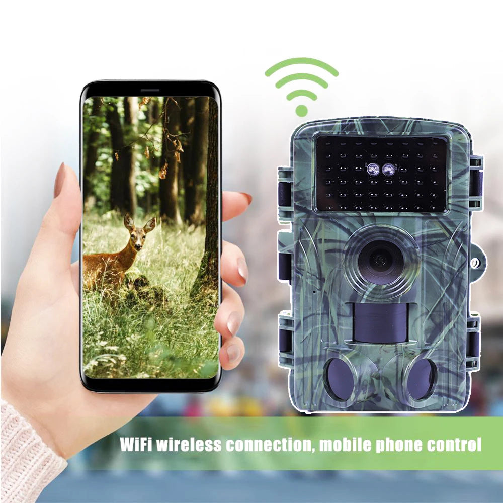 4K Ultra HD Hunting Trail Camera with WIFI & Live Night Vision Streaming