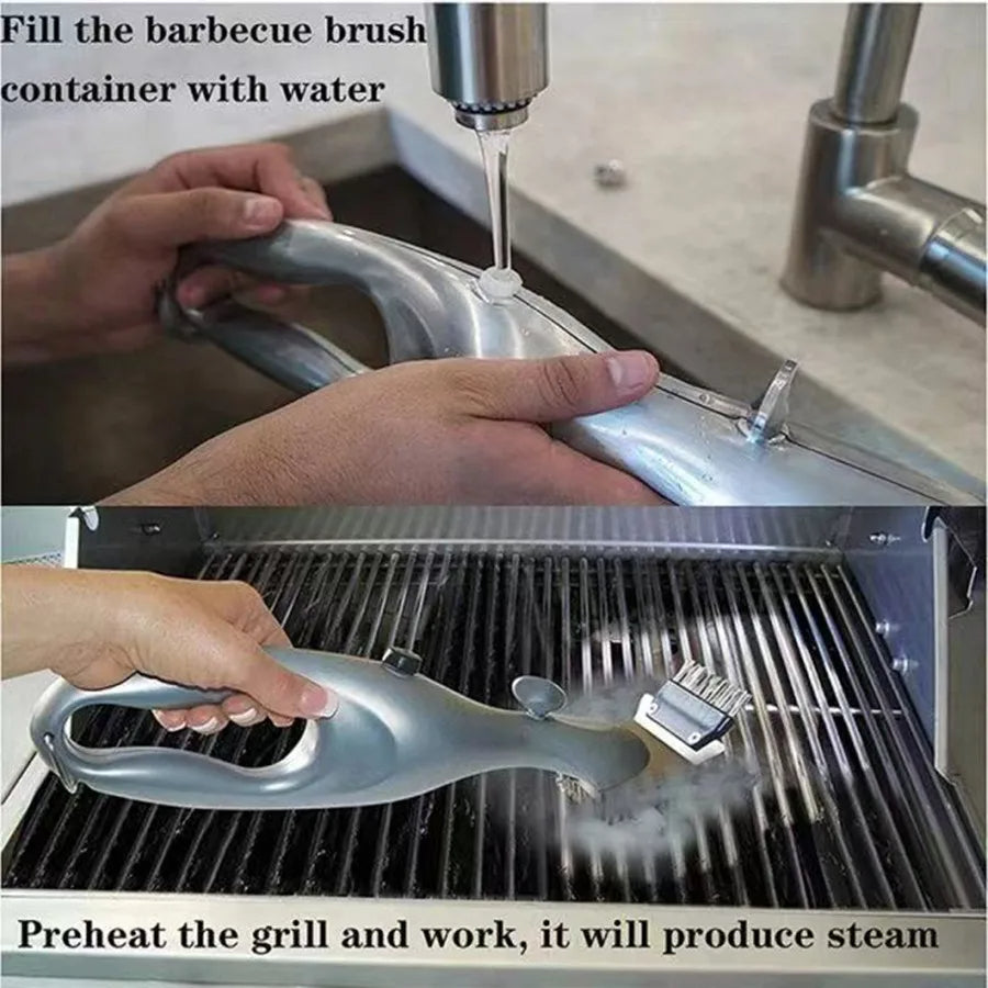 Grill Master' - BBQ Steam Cleaning Brush