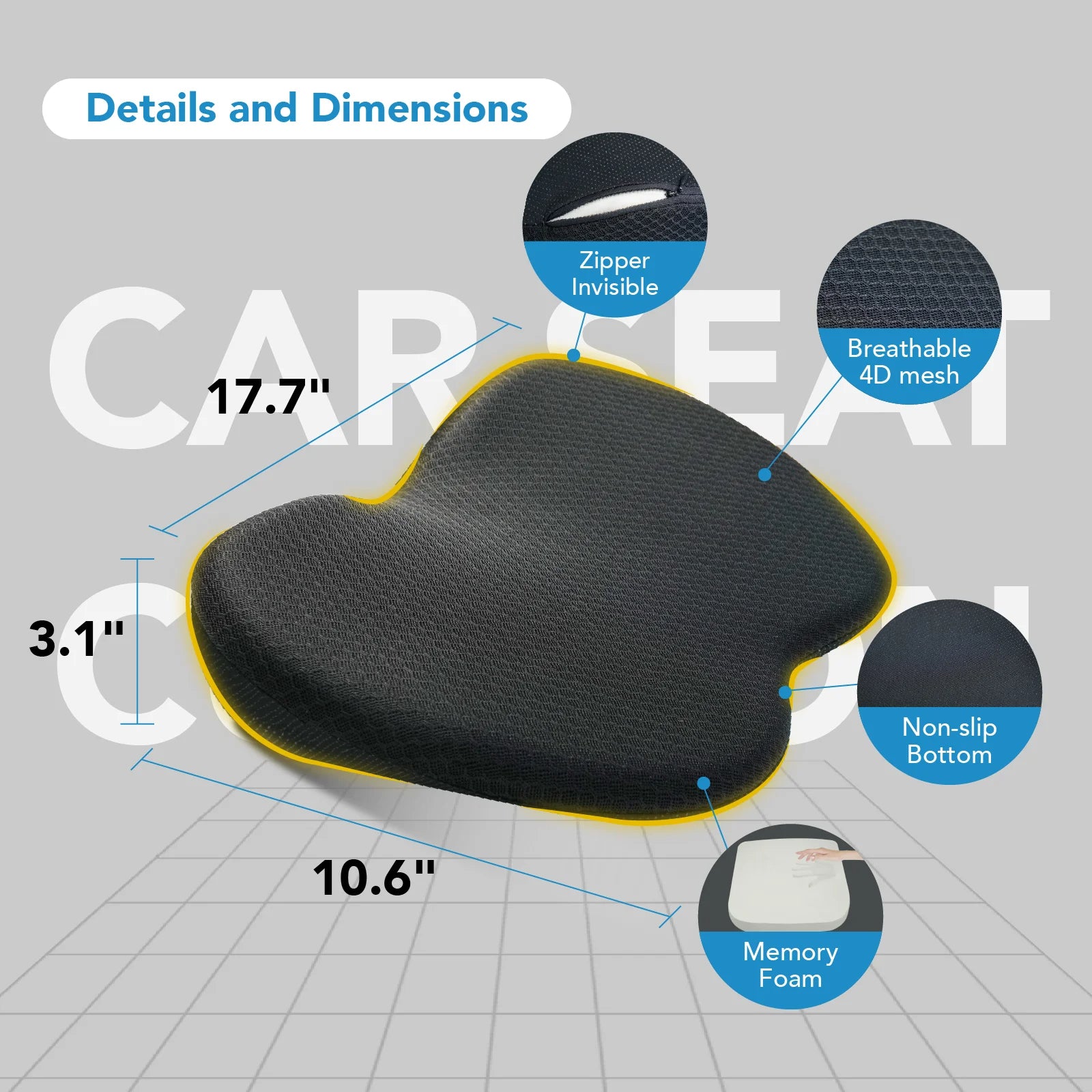 Car Booster Seat Cushion For Adult