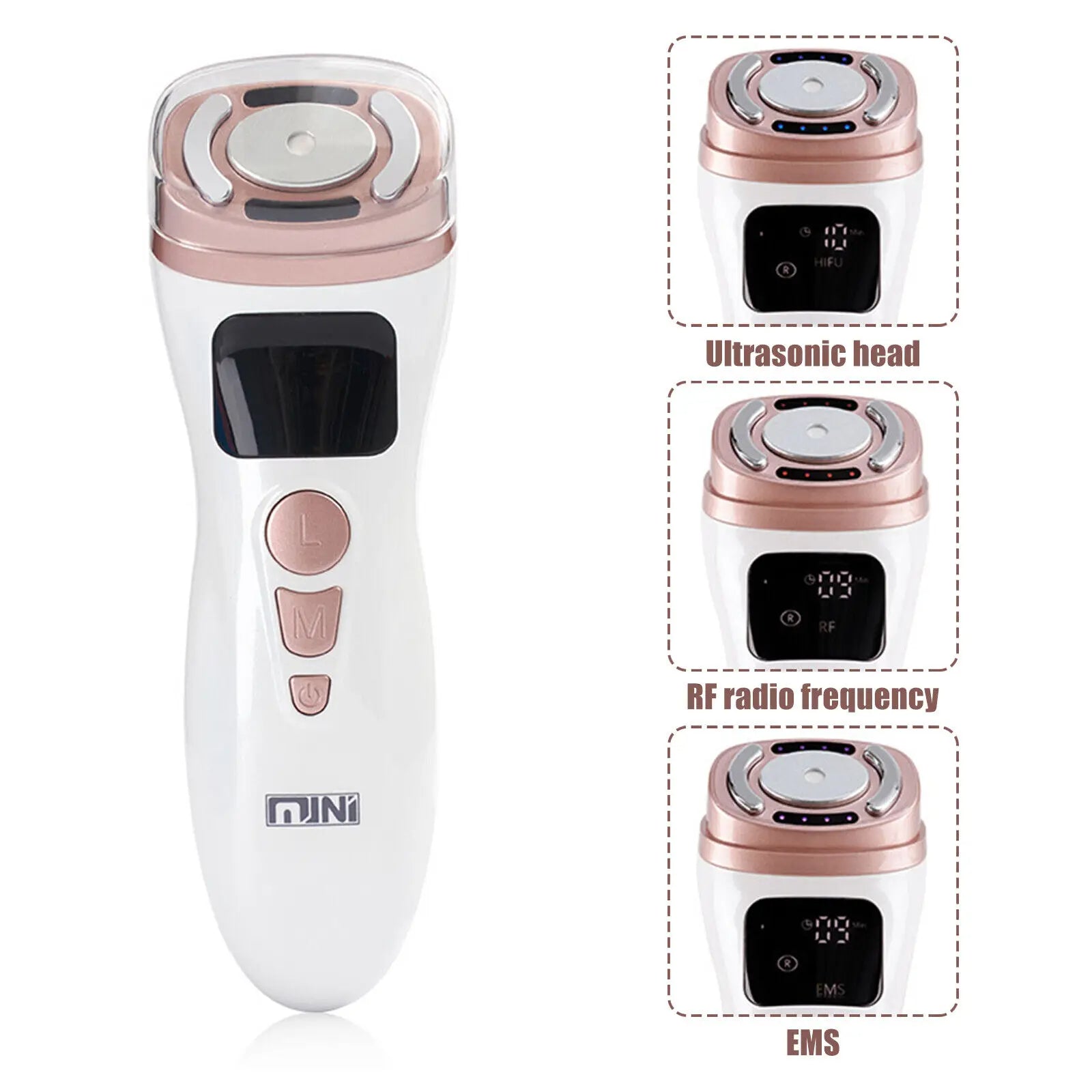 Home RF Skin Tightening - Portable Mini Ultrasound RF Device