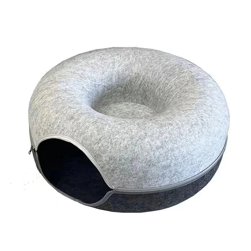 Donut Cat Tunnel Bed