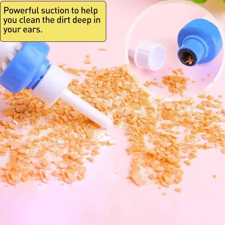 Electric Ear Wax Vacuum Cleaner – Safe, Painless Ear Cleaning Tool for Adults and Kids with Gentle Vibration and Suction