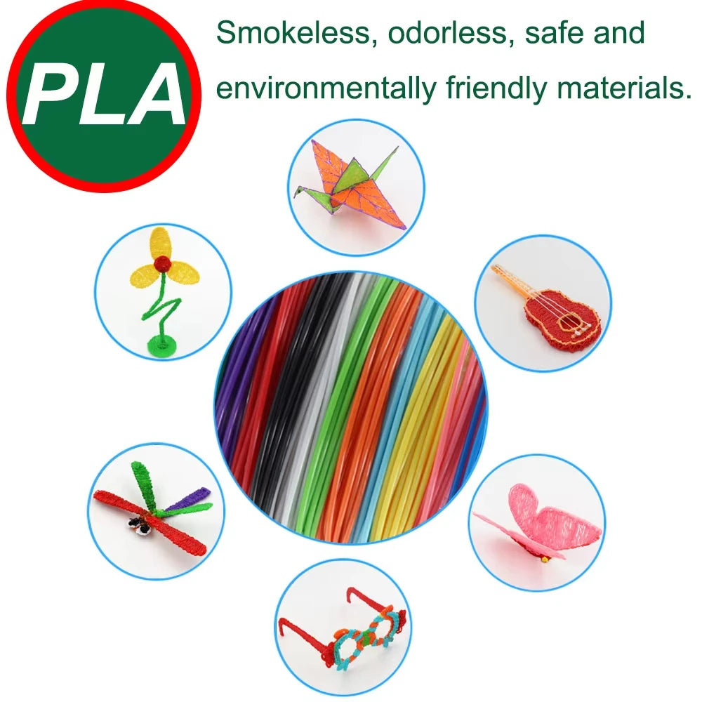 Original 3D Printing Pen – Kid-Friendly with 20 Colors & 100M Filament