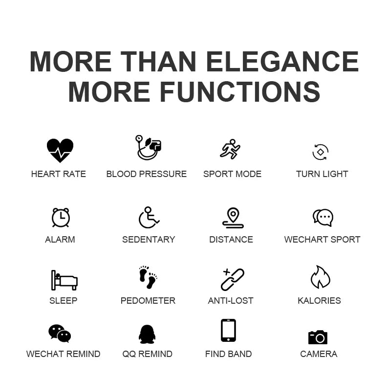 Smart Fitness Watch for Women with Bracelet Strap
