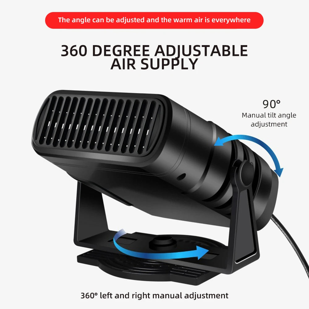 Car Heater – Defrost, Heat & Cool with Powerful 12V Efficiency