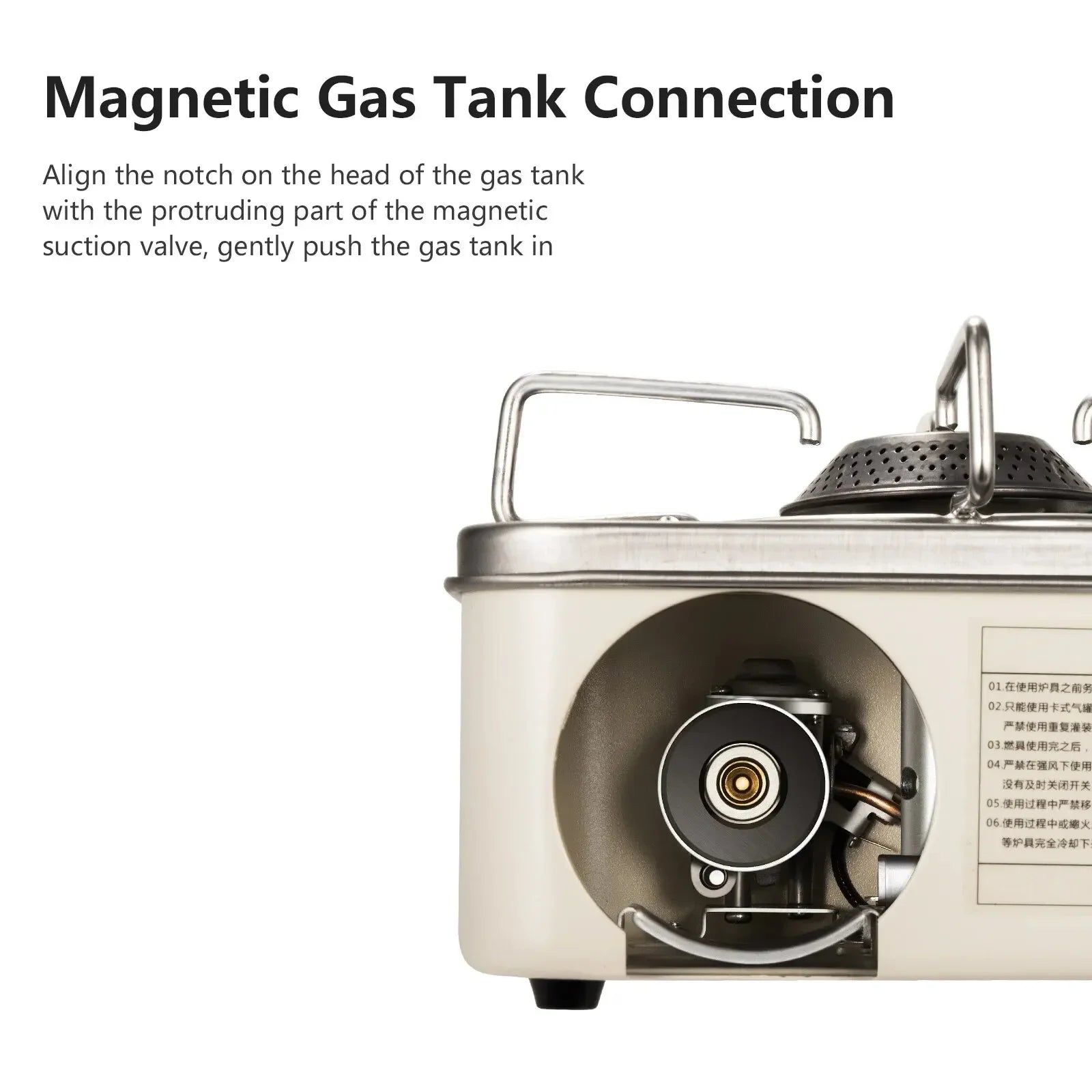 Portable Camping Stove 2800W Gas Burner for Outdoor Cooking