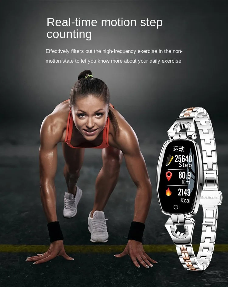 Smart Fitness Watch for Women with Bracelet Strap