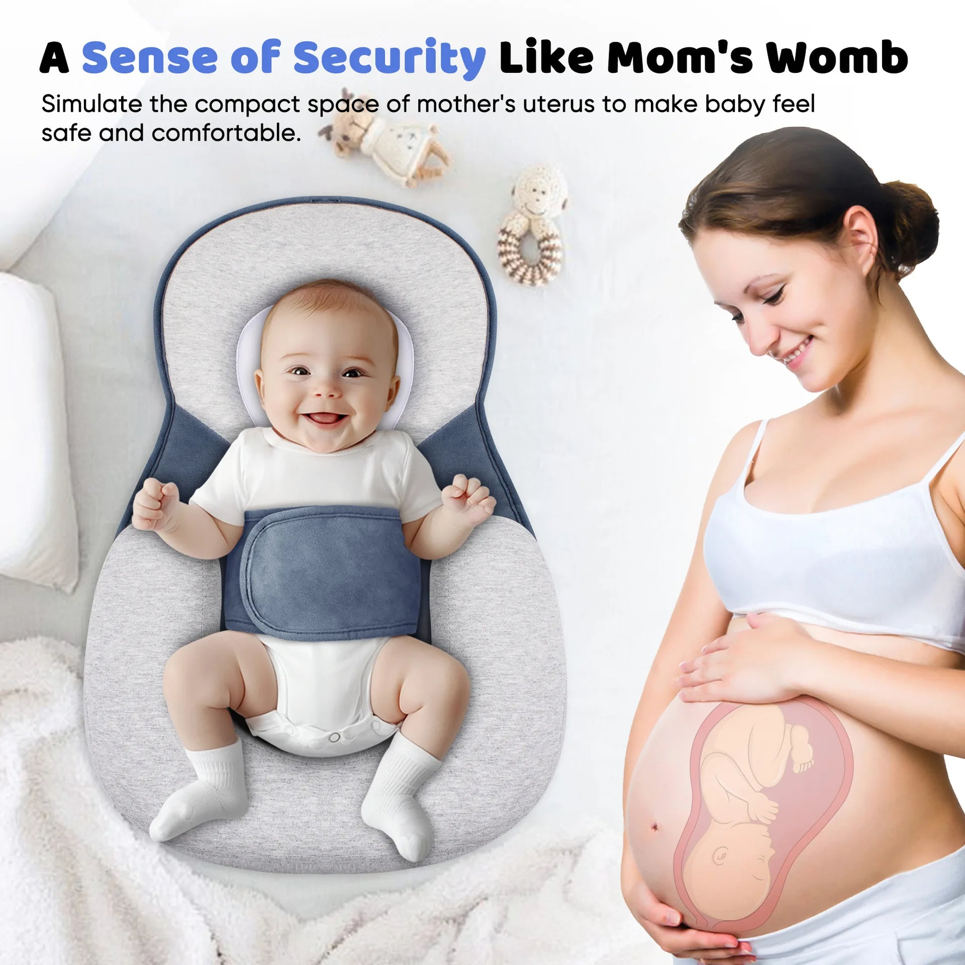 Anti-Reflux Elevated Baby Lounger