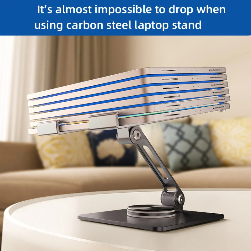 Universal 360° Phone Stand – Aluminum Alloy Desktop Holder with Charging Access & Anti-Slip Base