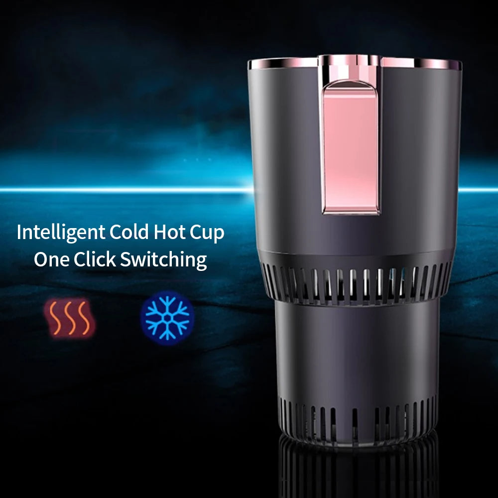 2 in 1 Smart Car Cup Warmer Cooler with Digital Display