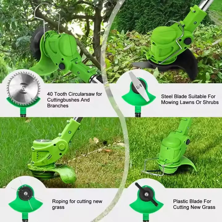 24V Powerful Electric Battery Operated Cordless Grass Trimmer