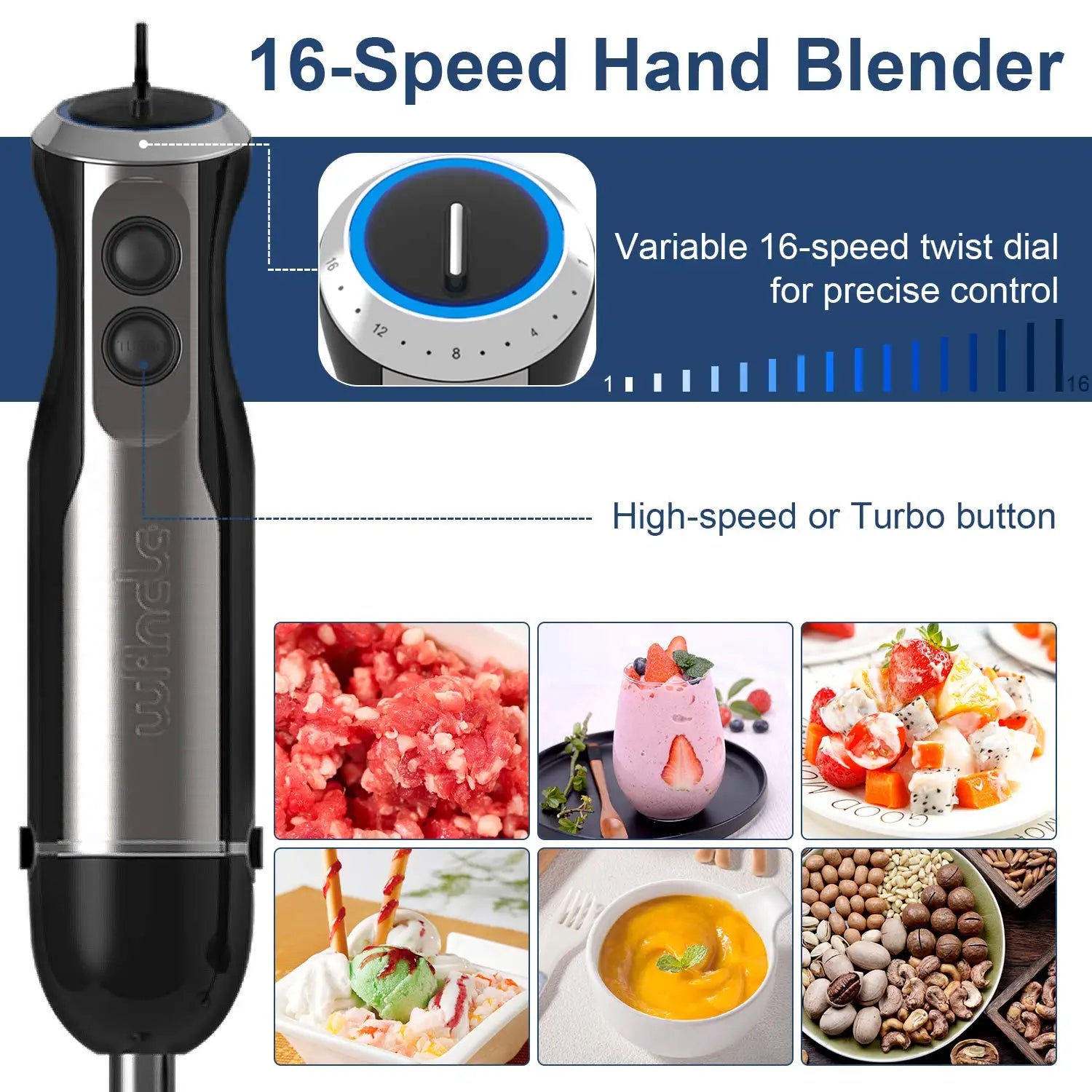 4 in 1 Immersion Hand Blender