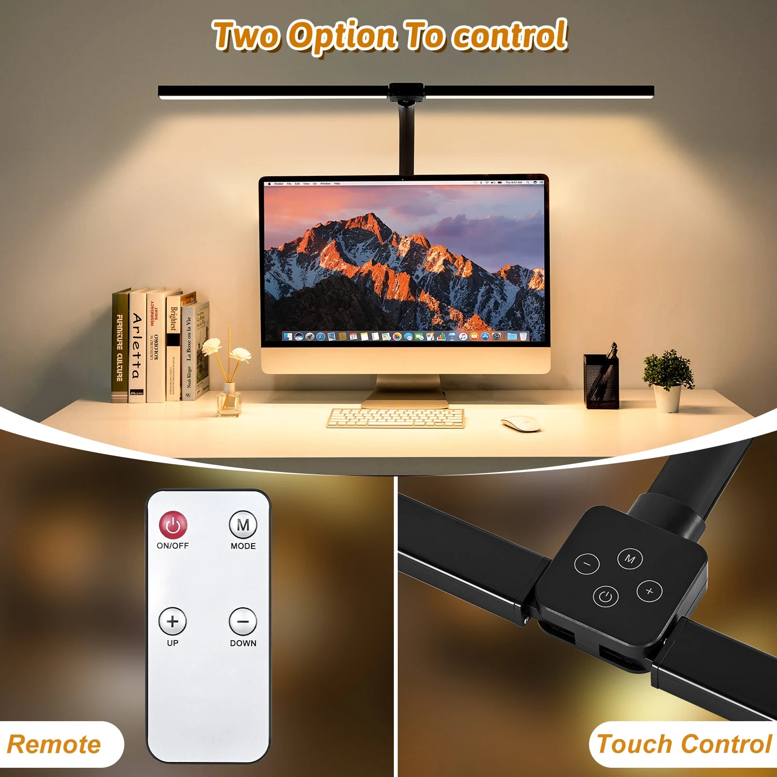 DeskLight - Modern Dual-Head LED Desk Lamp, Stylish Office Lighting