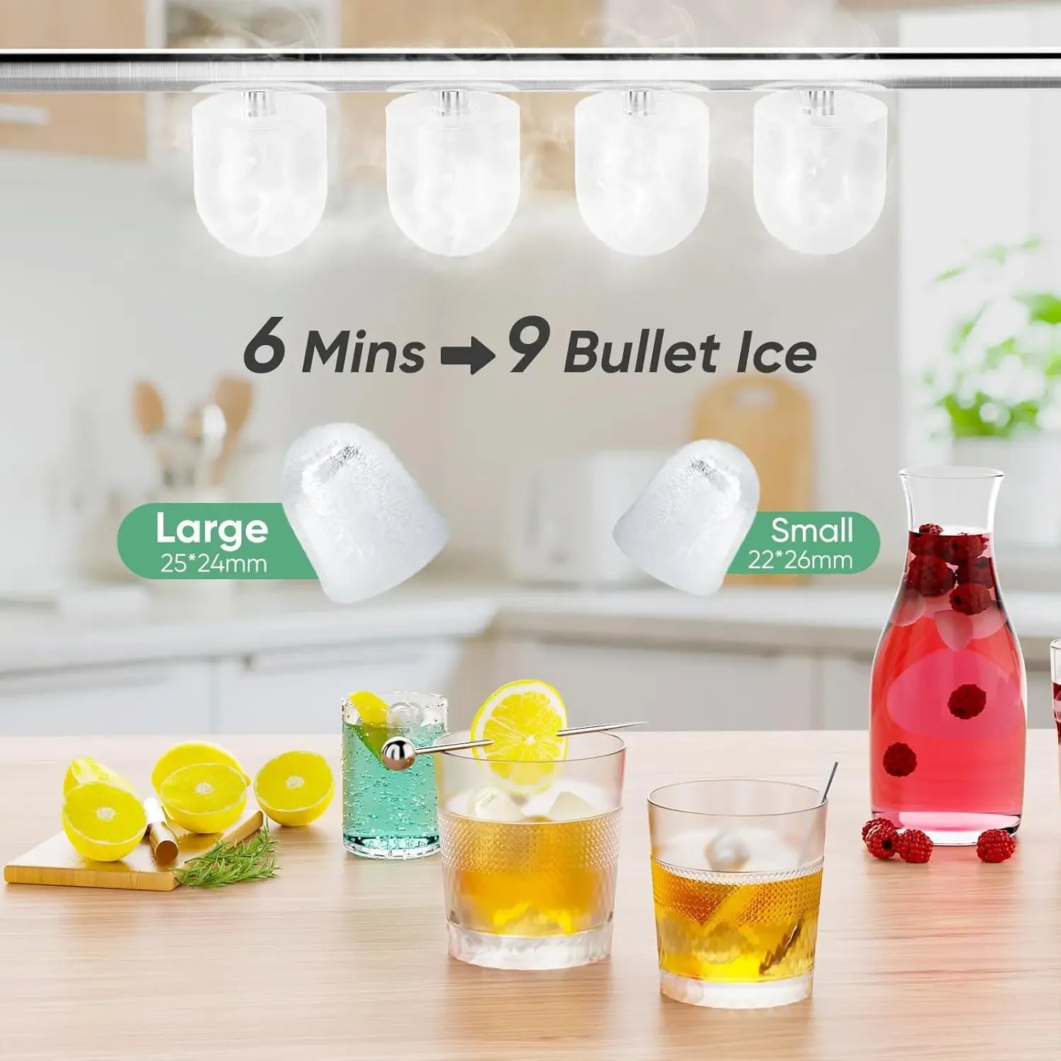 Ice Maker Machine for Benchtop Use
