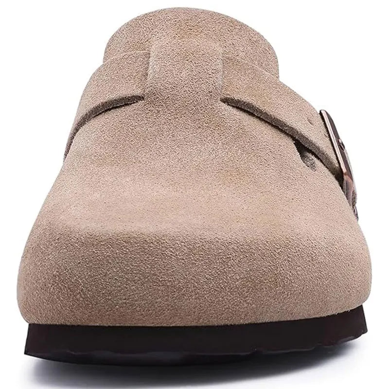 Women's Orthopedic Suede Cork Slippers