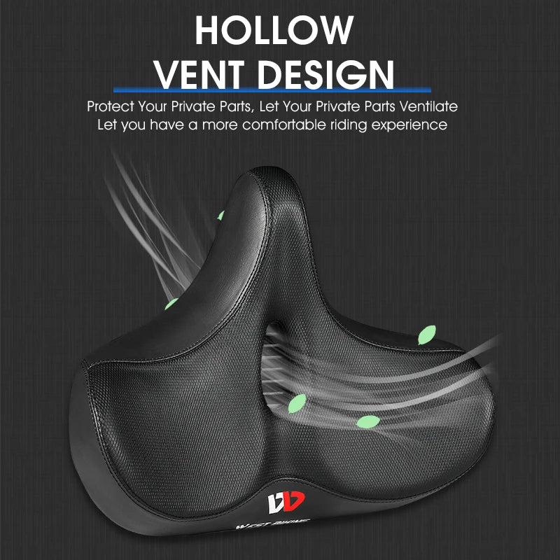 PainFreePedal - Wide Bicycle Saddle for Maximum Comfort