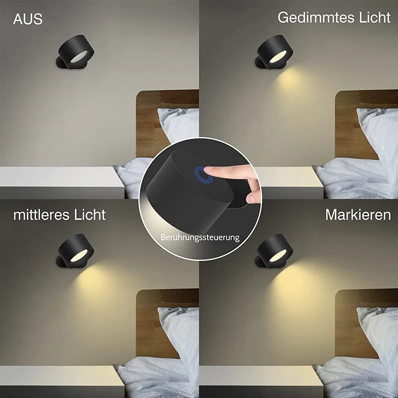 Battery Operated Wall Light - Rechargeable Wall Light - Ambilume