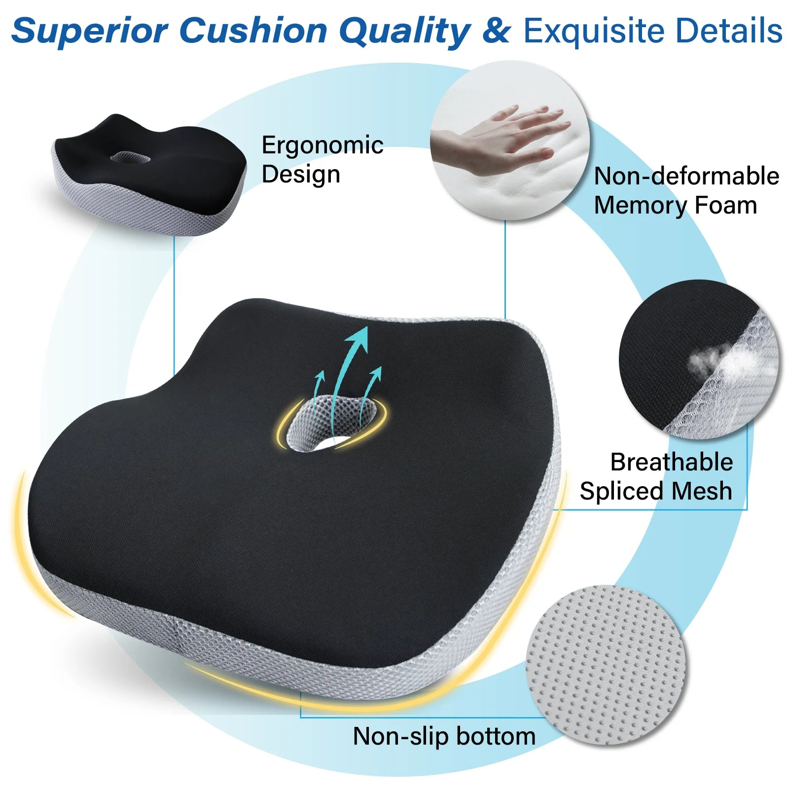 Car Seat Booster for Shorter Drivers