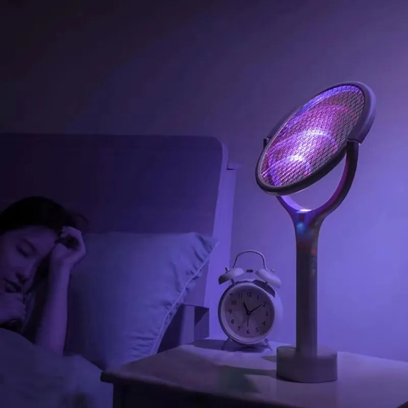 Electric Insect Killer Racket – USB Rechargeable, Lightweight & Safe