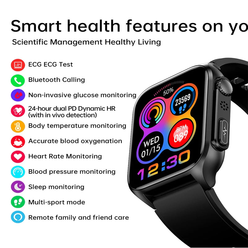 Health Watch - #2024 Upgraded All In One Waterproof Smart Health Watch