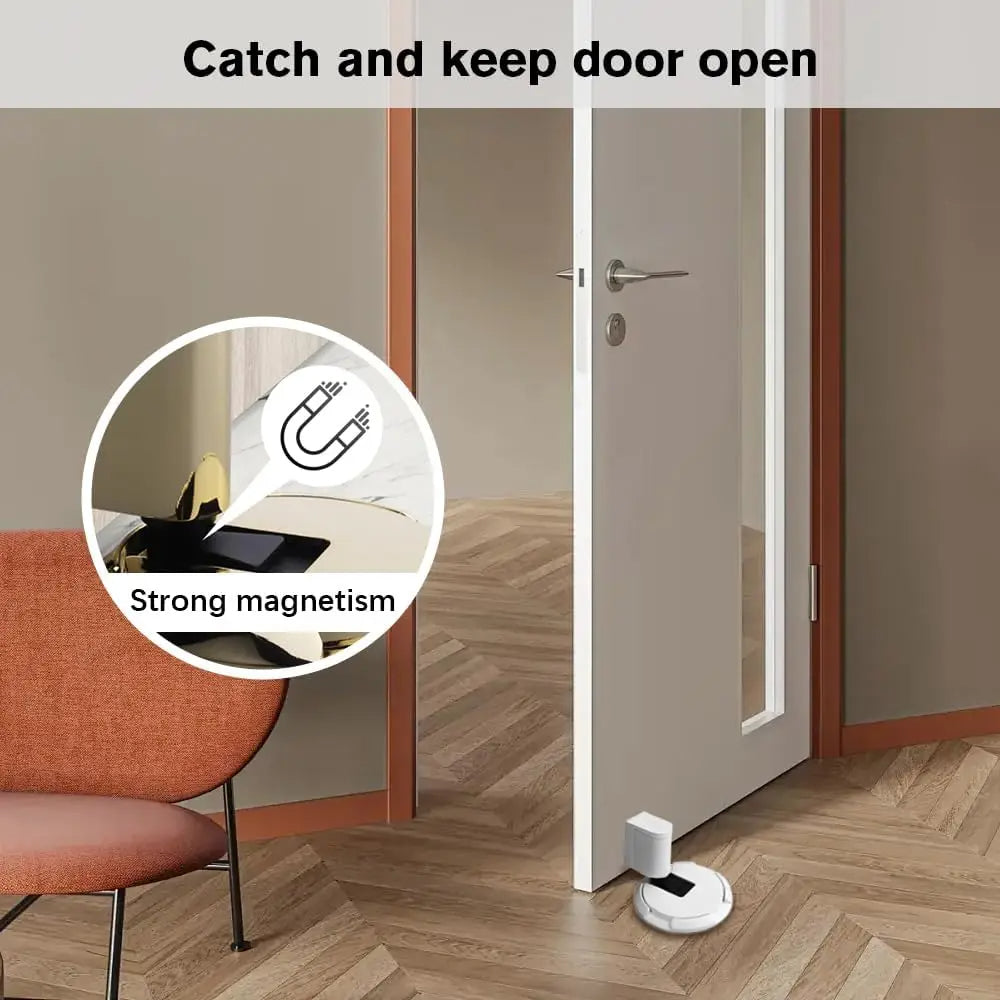 Heavy Duty Door Stopper – Windproof No Drill with Screws & Adhesive