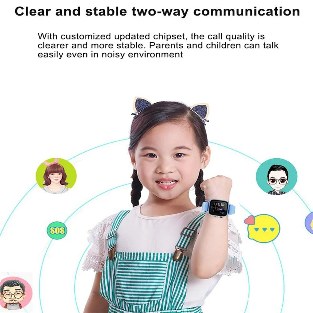 Kids’ GPS Smartwatch with Video Calling, Camera, Activity Tracker & IP67 Waterproof – Real-Time Location and SOS Alert
