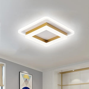 Square LED Ceiling Light | Modern Hallway and Bedroom Lighting