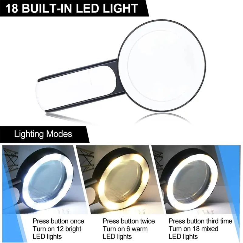DetailMax | 30x magnifying glass for seniors