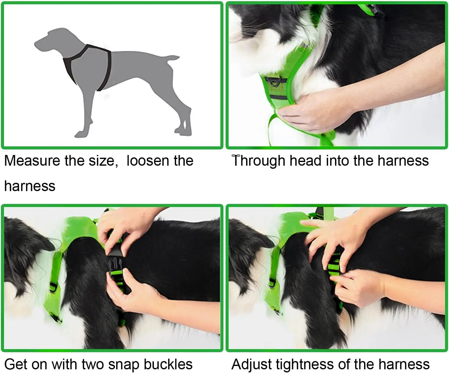 Dog Harness and Retractable Leash Set All-in-One