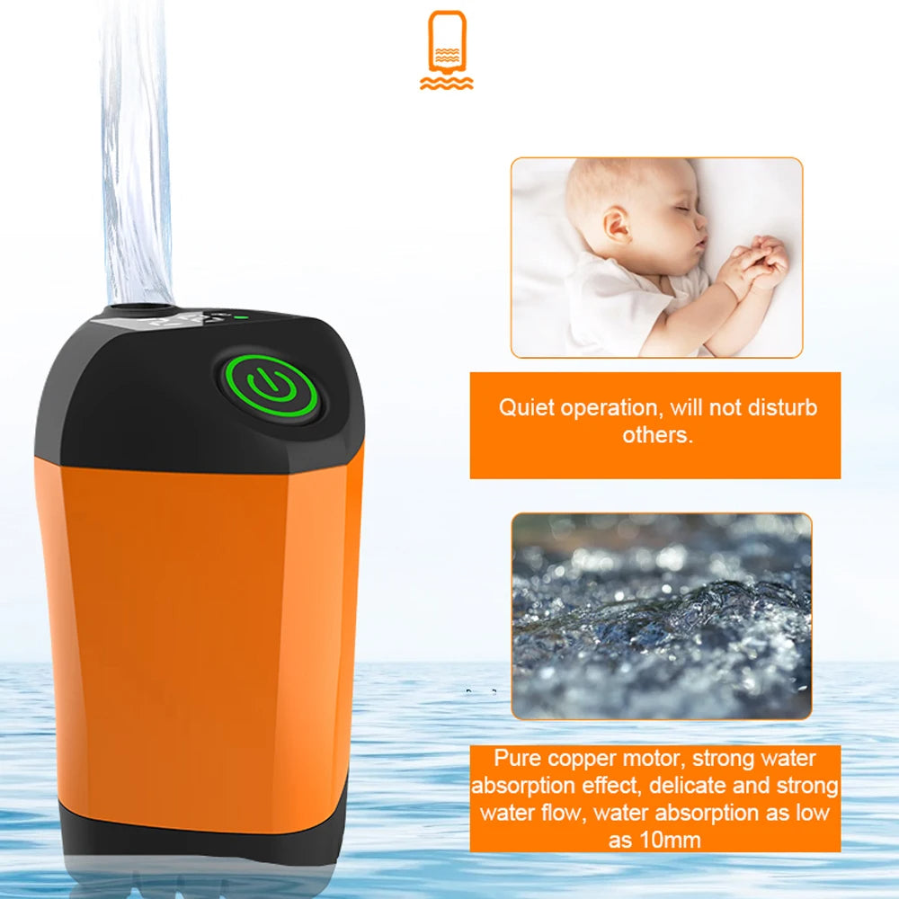 Portable Electric Shower For Outdoor Camping With Temperature Display