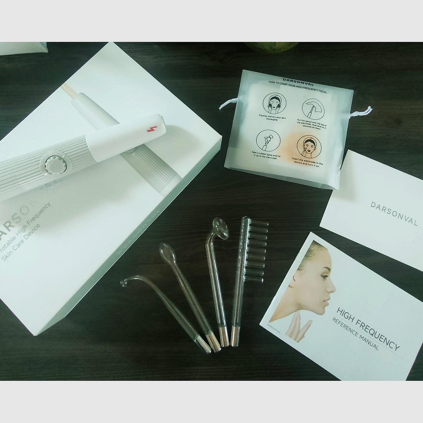 Professional High Frequency Facial & Hair Therapy Wand