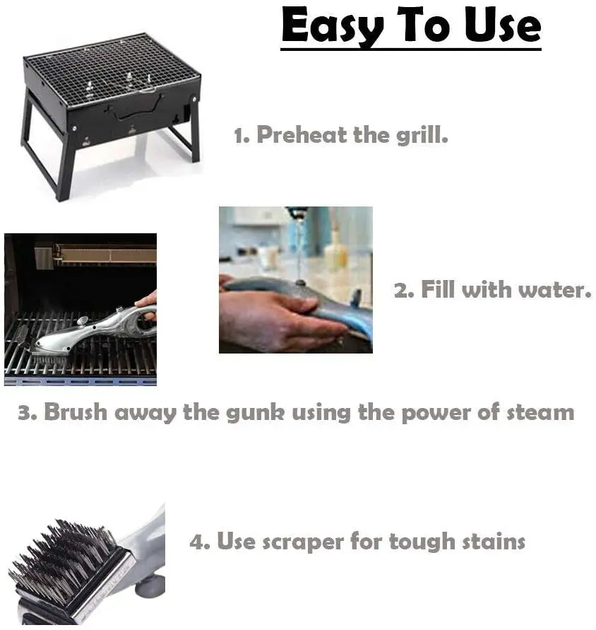 Grill Master' - BBQ Steam Cleaning Brush