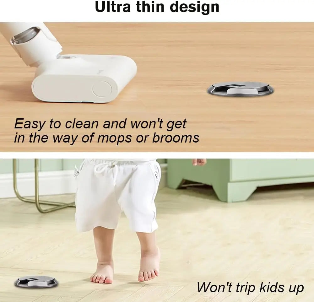 Heavy Duty Door Stopper – Windproof No Drill with Screws & Adhesive
