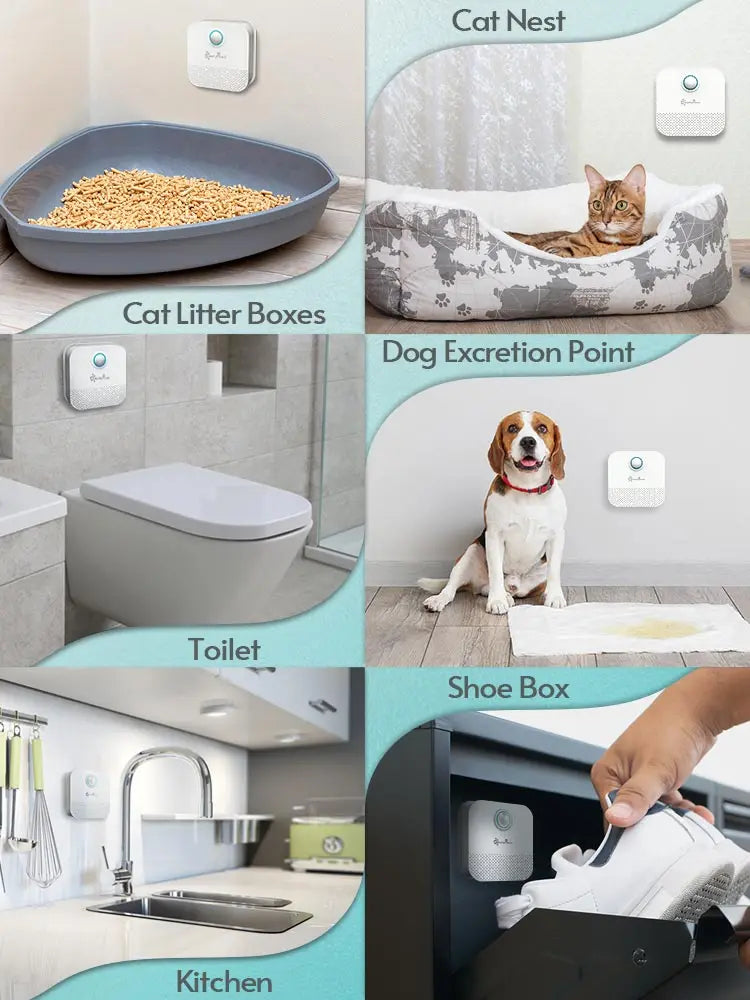 4000mAh Cat litter deodorizer air cleaner pets