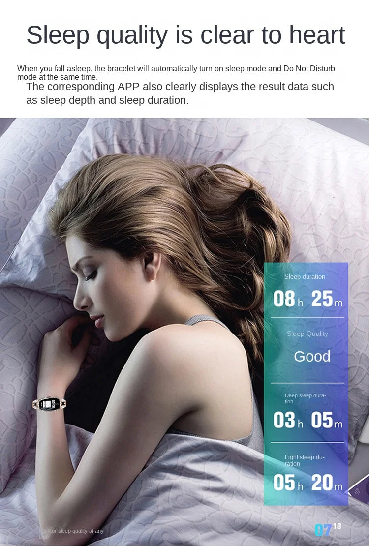 Smart Fitness Watch for Women with Bracelet Strap