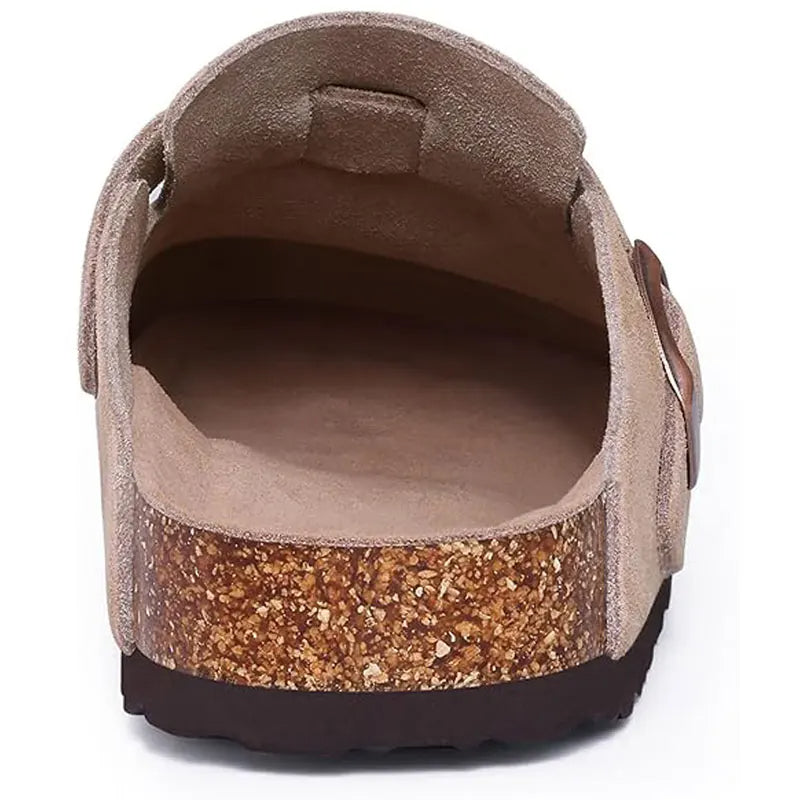 Women's Orthopedic Suede Cork Slippers