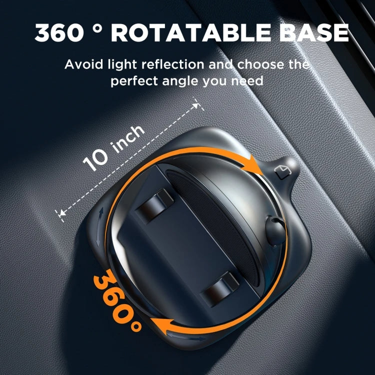 360° Rotating Car Phone Holder – Adjustable Dashboard and Air Vent Mount for Cell Phones 4-6.5 Inches