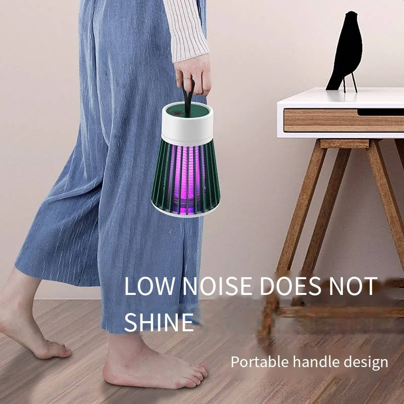 Rechargeable UV Mosquito Zapper - Portable Fly Repellent for Indoor & Outdoor Use