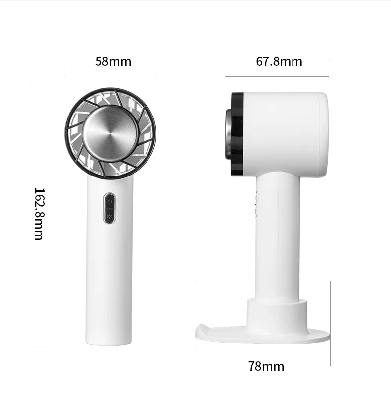 Portable Air Conditioner Cooling Fan - Compact Handheld Fan