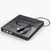 7-in-1 External DVD Player – Portable CD/DVD RW Writer with High-Speed Data Transfer